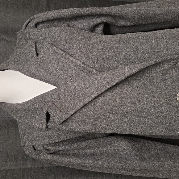 Full Length Wool Trench Coat - Picture 2 of 8